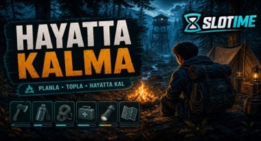 Slotime hayatta kalma oyunları - Sabır ve kaynak yönetimi