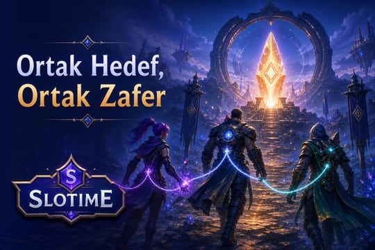 Slotime kooperatif görev oyunları - Ortak hedef ve takım ilerlemesi